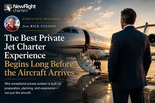 Rick Colson explains why exceptional Salt Lake City private jet charter experiences begin long before passengers arrive at the airport.